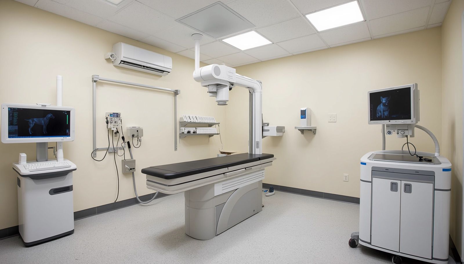 غرفة أشعة بيطرية - Vet X-Ray Room